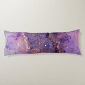 Falln Amethyst Geode Seitenschläferkissen (Rückseite)