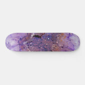 Falln Amethyst Geode Skateboard (Horizontal)