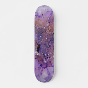 Falln Amethyst Geode Skateboard