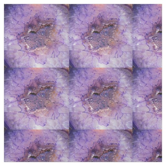 Falln Amethyst Geode Stoff (Muster)