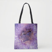 Falln Amethyst Geode Tasche (Vorderseite)