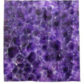 Falln-Amethyst-Gipfel Duschvorhang (Vorderseite)