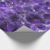Falln-Amethyst-Gipfel Geschenkpapier (Ecke)