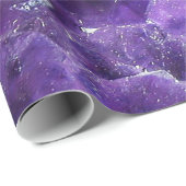 Falln-Amethyst-Gipfel Geschenkpapier (Rolleneckpunkt)