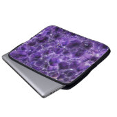 Falln-Amethyst-Gipfel Laptopschutzhülle (Vorne Knopf)