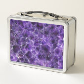 Falln-Amethyst-Gipfel Metall Brotdose (Rückseite)