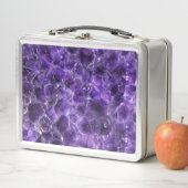 Falln-Amethyst-Gipfel Metall Brotdose (Beispiel)