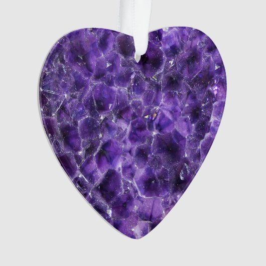 Falln-Amethyst-Gipfel Ornament (Vorderseite)