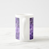 Falln-Amethyst-Gipfel Porzellantasse (Rückseite)