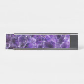 Falln-Amethyst-Gipfel Schreibtischnamensplakette (Vorderseite )