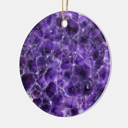 Falln Amethyst-Spitzen Keramik Ornament (Links)