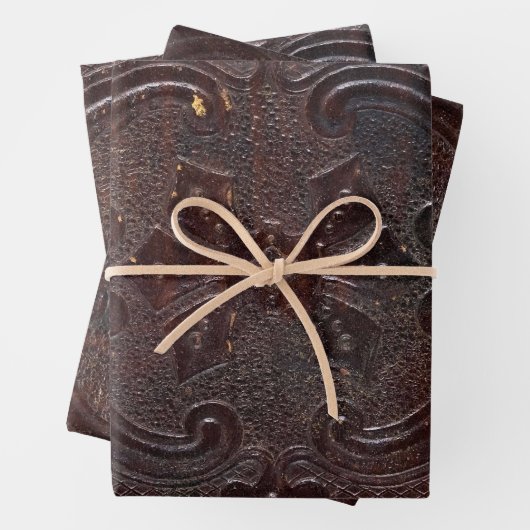 Falln Ancient Leather Book Geschenkpapier Set (Beispiel)