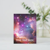 Falln Angelic Galaxy Postkarte (Stehend Vorderseite)