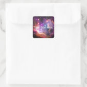 Falln Angelic Galaxy Quadratischer Aufkleber (Tasche)