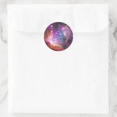 Falln Angelic Galaxy Runder Aufkleber (Tasche)