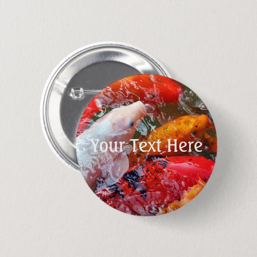 Falln Ansammlung Koi Button (Vorne & Hinten)