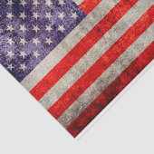 Falln antike amerikanische Flagge Seidenpapier (Ausschnitt)