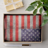 Falln antike amerikanische Flagge Seidenpapier (Geschenk)