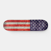 Falln antike amerikanische Flagge Skateboard (Horizontal)