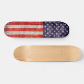 Falln antike amerikanische Flagge Skateboard (Horizontal)