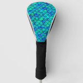 Falln Aqua-Blau-Skalen Golf Headcover (Vorderseite)