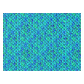 Falln Aqua-Blau-Skalen Tischdecke (Vorderseite (Horizontal))