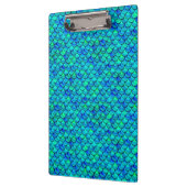 Falln Aqua Blue Scales Klemmbrett (Links)