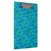 Falln Aqua Blue Scales Klemmbrett (Rechts)