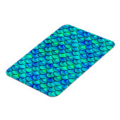 Falln Aqua Blue Scales Magnet (Linke Seite)