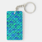 Falln Aqua Blue Scales Schlüsselanhänger (Rückseite)