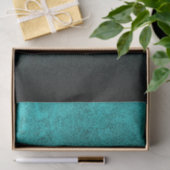 Falln Aqua u. schwarze Glitzer-Steigung Seidenpapier (Geschenk)