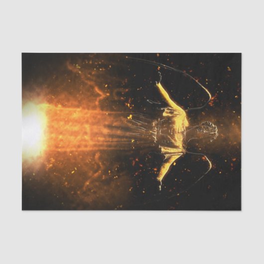 Falln Aufstieg von den Flammen Seidenpapier (Vorderseite)