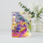 Falln Aura Crystal Postkarte (Stehend Vorderseite)