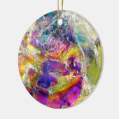 Falln Aura-Kristall Keramik Ornament (Links)
