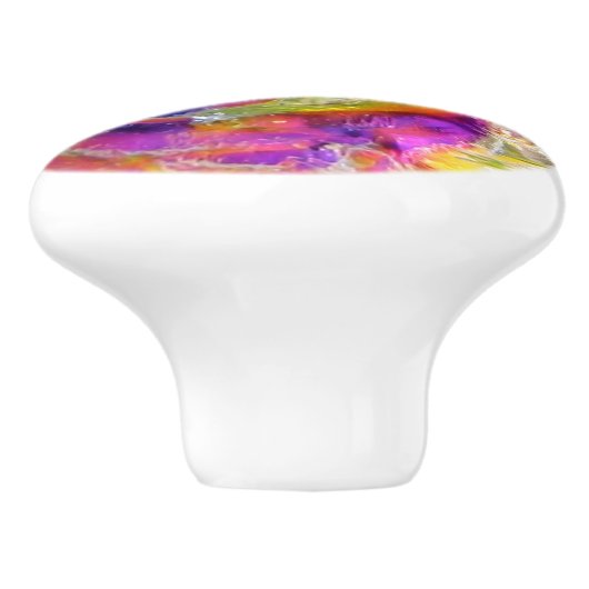 Falln Aura-Kristall Keramikknauf (Seitenansicht)