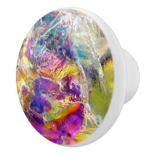 Falln Aura-Kristall Keramikknauf (Rechts)