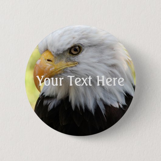 Falln Bald Eagle Liberty Button (Vorderseite)