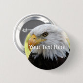 Falln Bald Eagle Liberty Button (Vorne & Hinten)