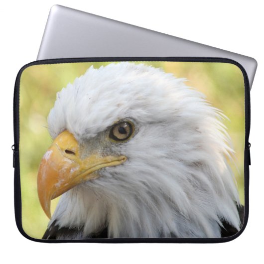 Falln Bald Eagle Liberty Laptopschutzhülle (Vorderseite)
