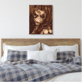 Falln Beautiful Decay Leinwanddruck (Insitu (Schlafzimmer))
