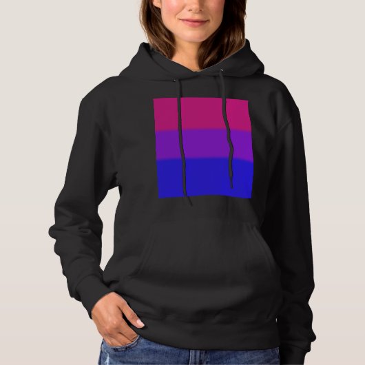 Falln bisexuelle Stolz-Flagge Hoodie (Vorderseite)