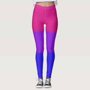 Falln bisexuelle Stolz-Flagge Leggings