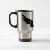 Falln Black Angel Wings Reisebecher (Links)