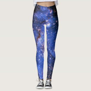 Falln blaue Embrionic Sterne Leggings