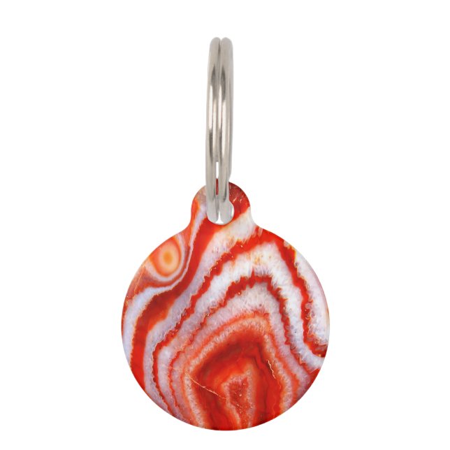 Falln Blood Orange Achat. Haustiermarke (Vorderseite)