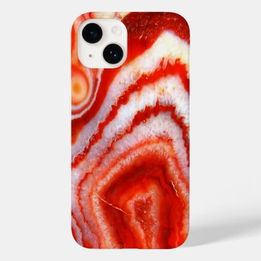 Falln Blood Orange Agate. Case-Mate iPhone Hülle (Rückseite)