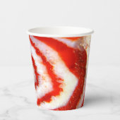 Falln Blood Orange Agate. Pappbecher (Rückseite)