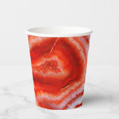 Falln Blood Orange Agate. Pappbecher (Vorderseite)