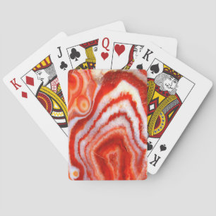 Falln Blood Orange Agate Spielkarten