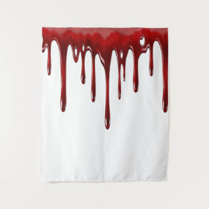 Falln Blood-Tropfen Wandteppich